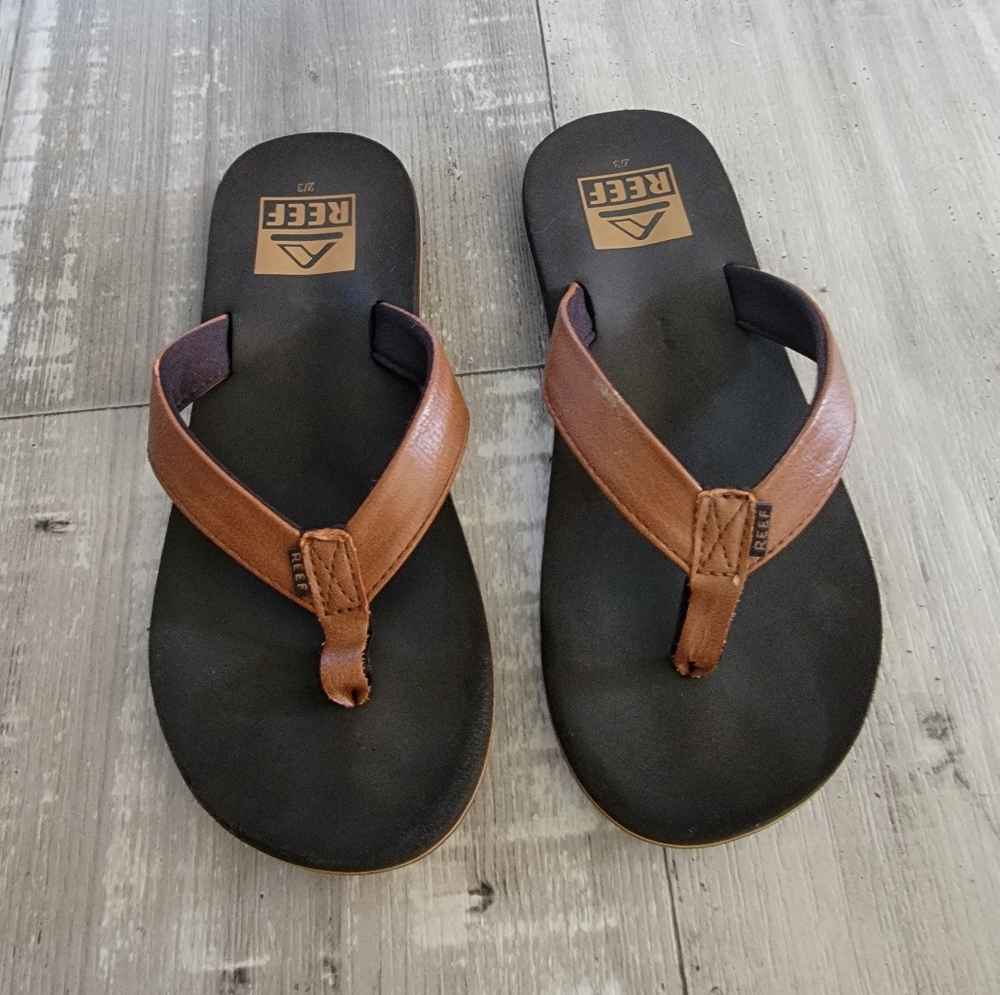Reef Leather Sandals Youth 2/3